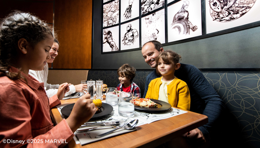 Downtown Restaurant, Disney Hotel New York – The Art Of Marvel